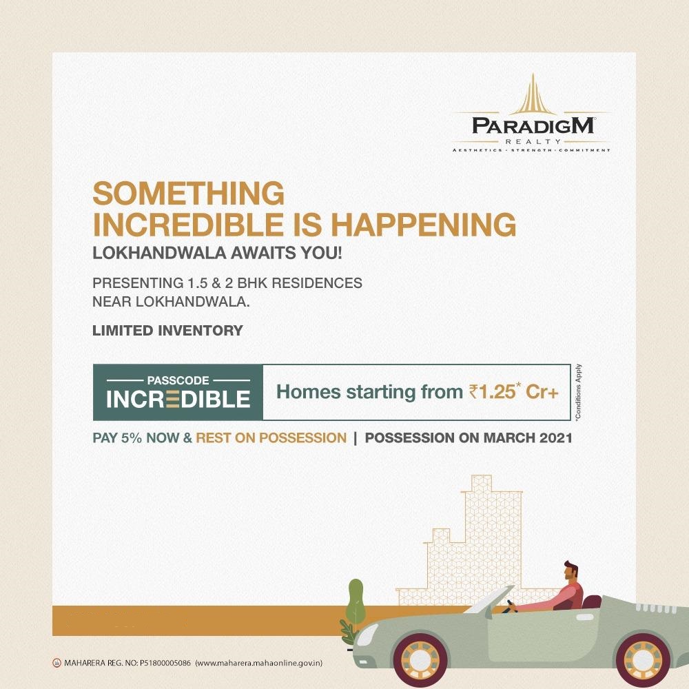 Flat on rent in Passcode Incredible, Andheri West