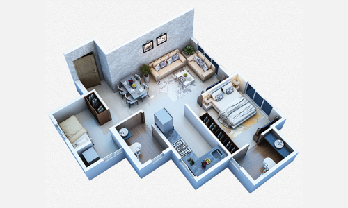 27221 Oth Passcode Incredible 1.5 BHK Type 2 - EL Signora, Andheri West