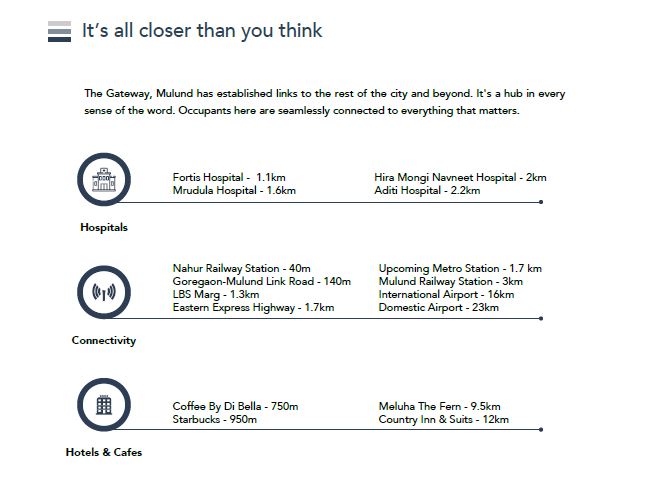 The Gateway Location Connectivity