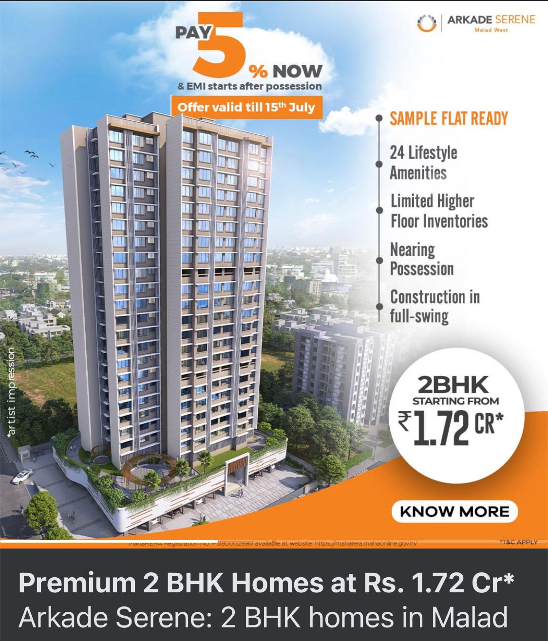 Arkade Serene - Malad West