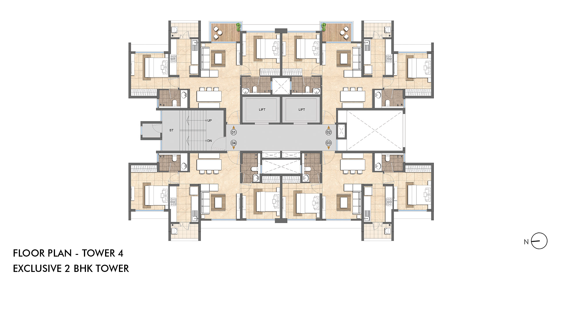 Tower 4 - Floor Plan