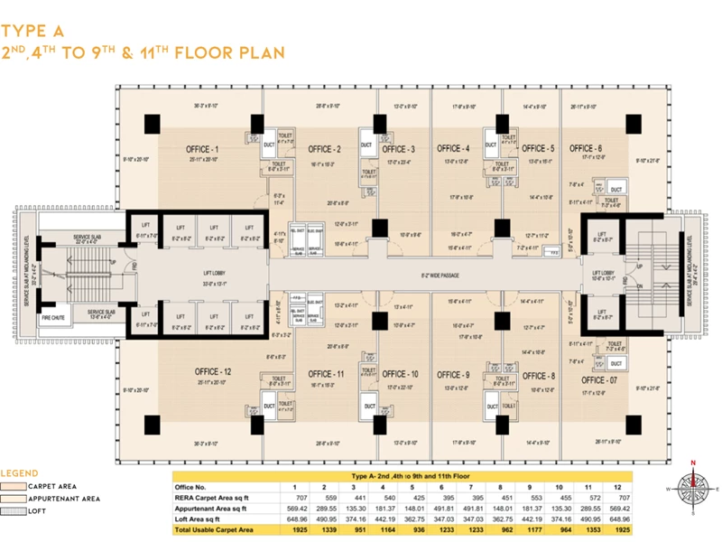 Type A - Floor Plan