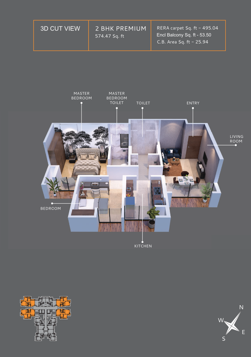 2 BHK Premium