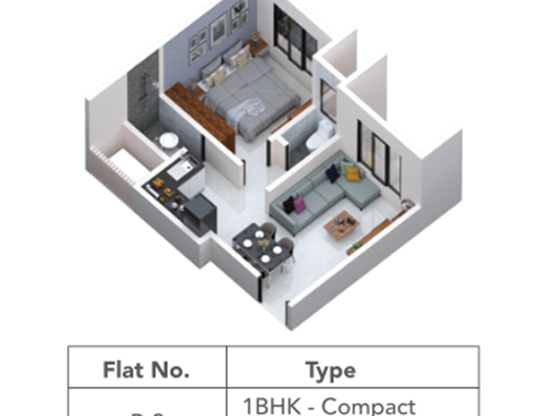 1 BHK Compact