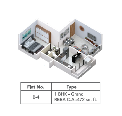 1 BHK Grand