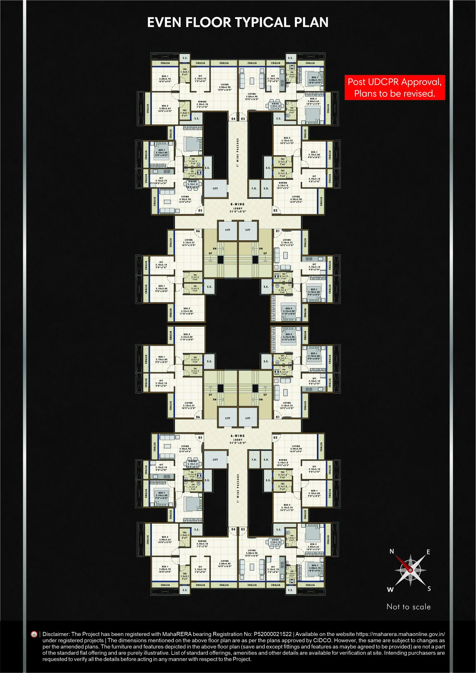 Even Floor Plan