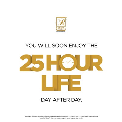 25 Hour Life, Thane West by Runwal Group