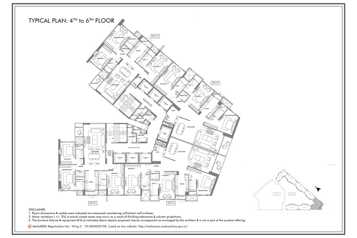 floor plan 4th - 6th