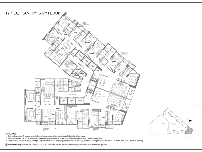 floor plan 4th - 6th