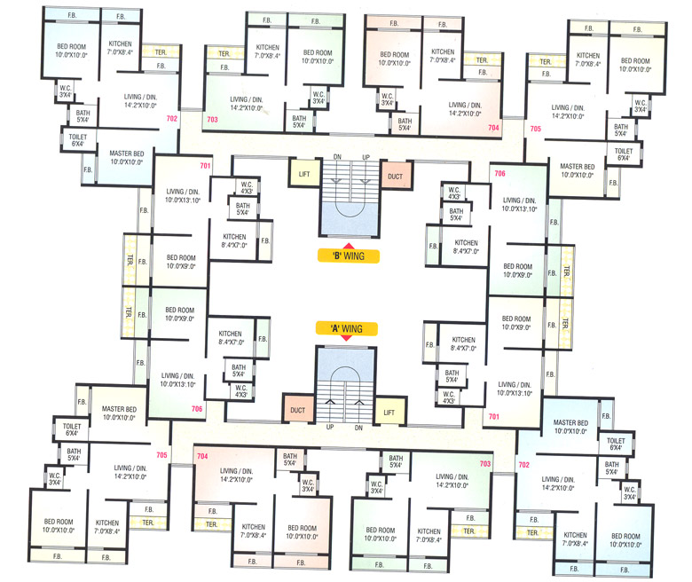 7th Floor Plan