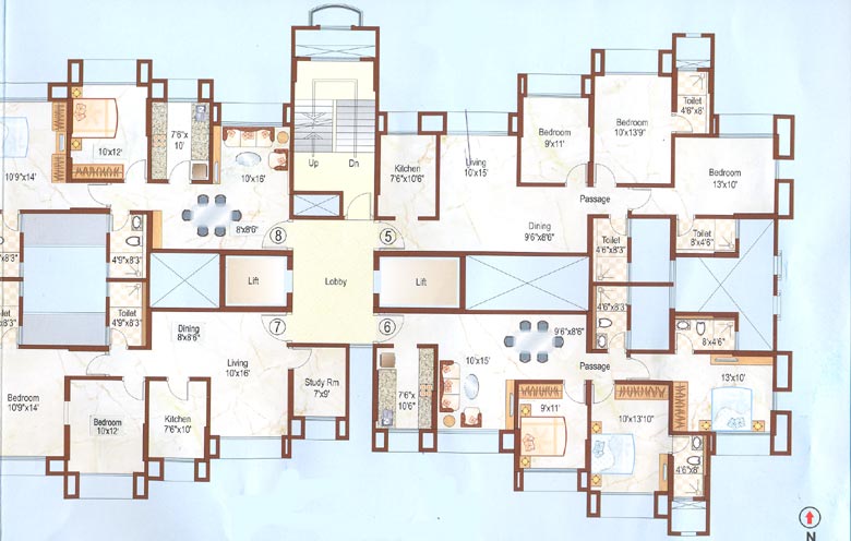 Flat on rent in Dosti Florentine, Wadala