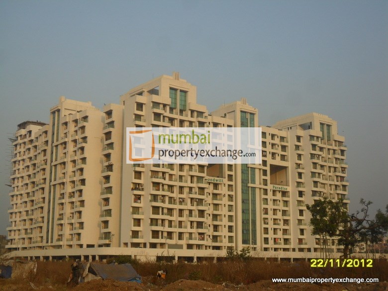 2 BHK Flat in Kharghar for Rent in Goodwill Paradise Un Furnished