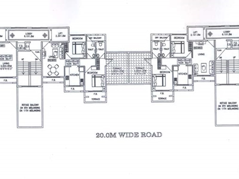 3rd and 9th Floor Plan