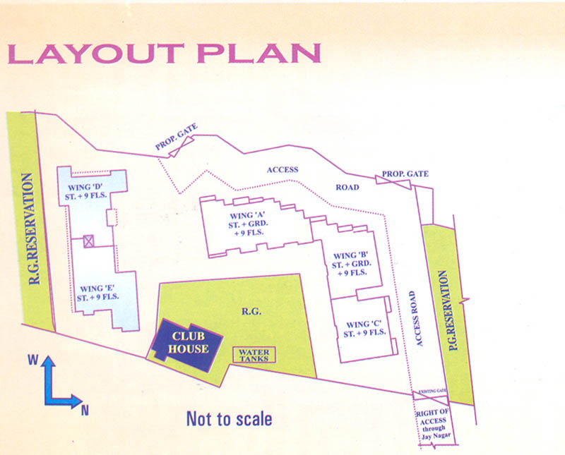 Flat on rent in Miraaj Residency, Malad West