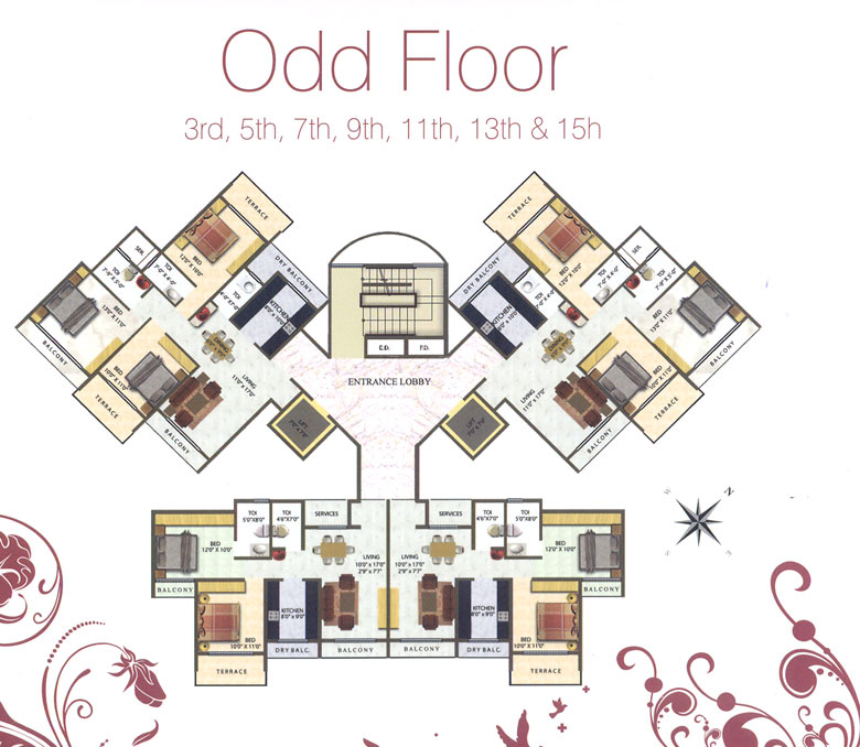 Meena Residency, Kharghar Flats Apartments on Rent, Sale & Lease
