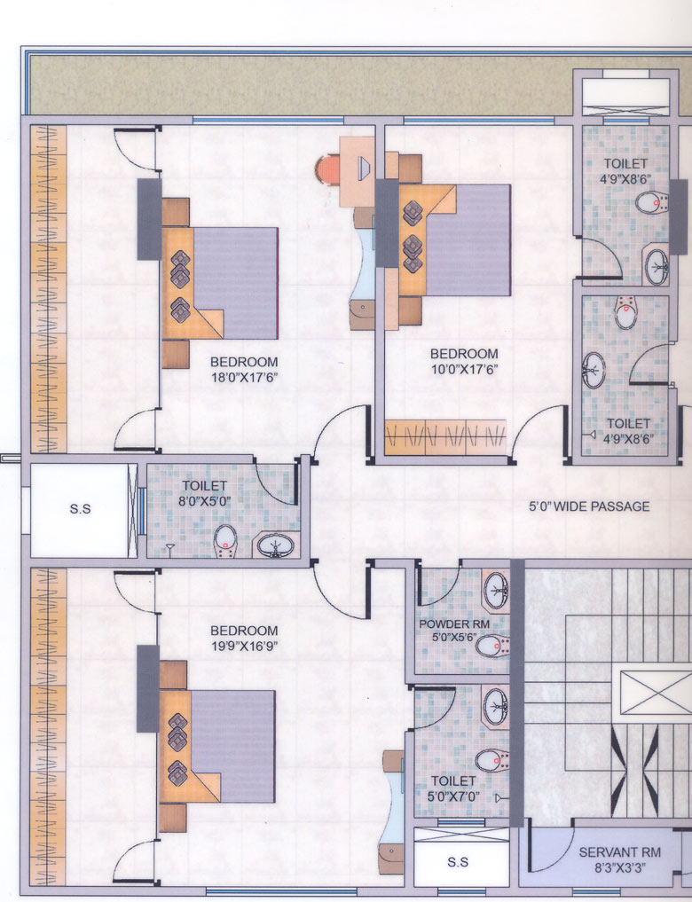 Flat on rent in Shree Shyam Sadan, Juhu