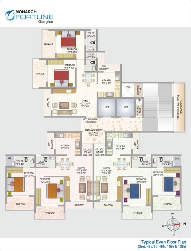 Even Floor Plan