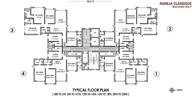 Classique Typical Floor Plan