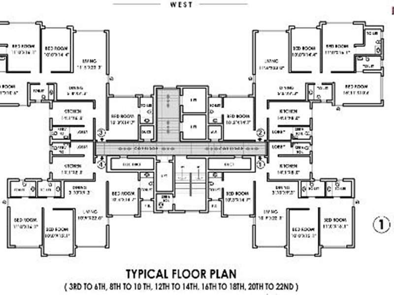 Classique Typical Floor Plan