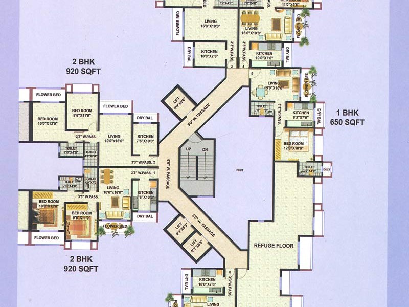 D WIng 8th Floor Plan