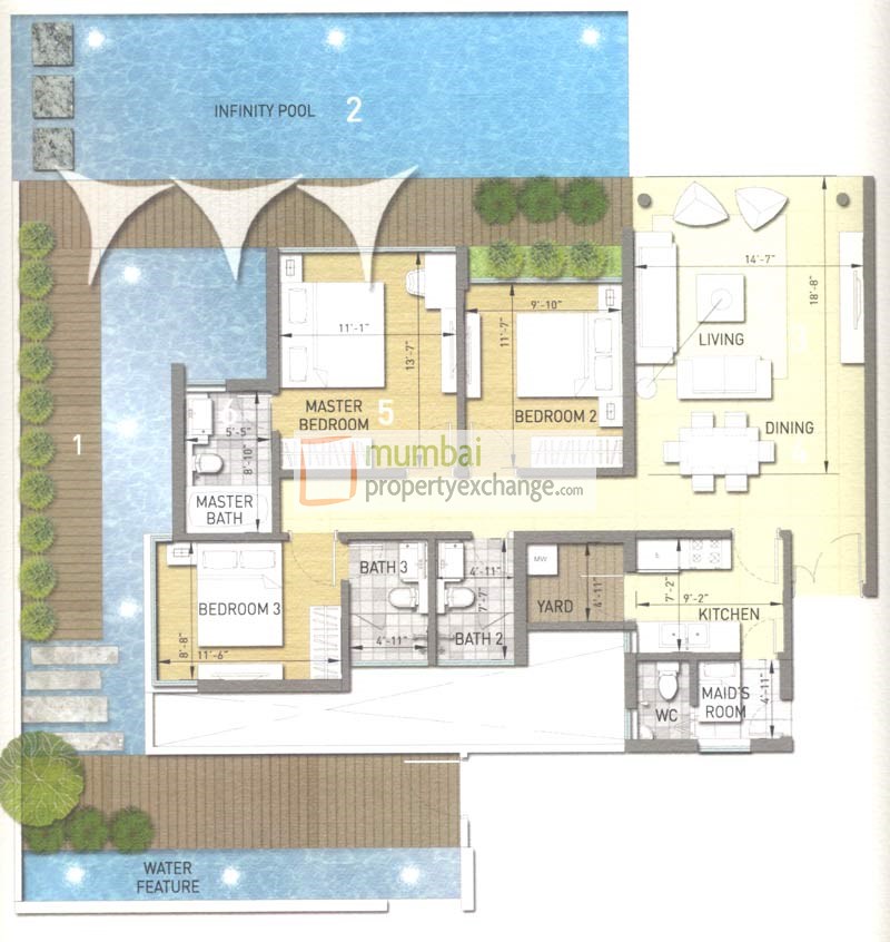 3 BHK Floor 