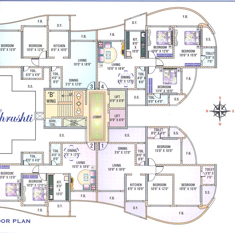 Flat on rent in Shiv Shrushti, Kandivali West