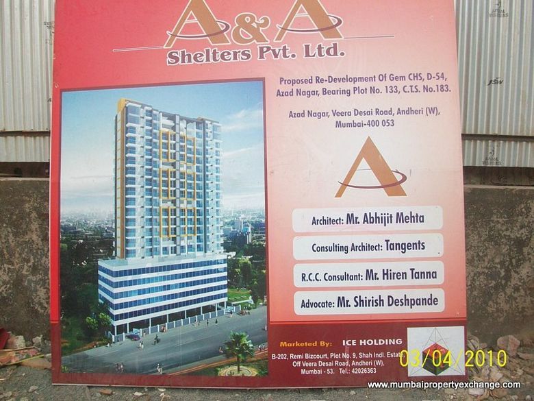 Flat on rent in Gem CHS, Andheri West