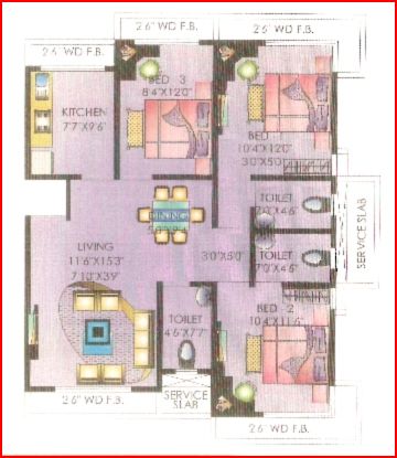 Flat on rent in Gem CHS, Andheri West