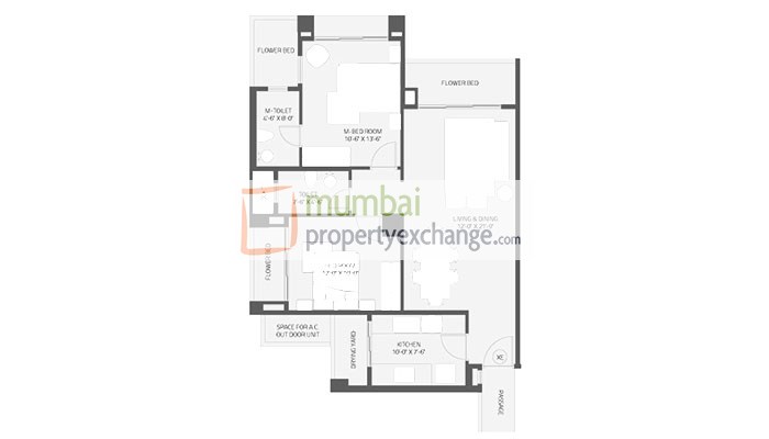 B wing 2bhk type B