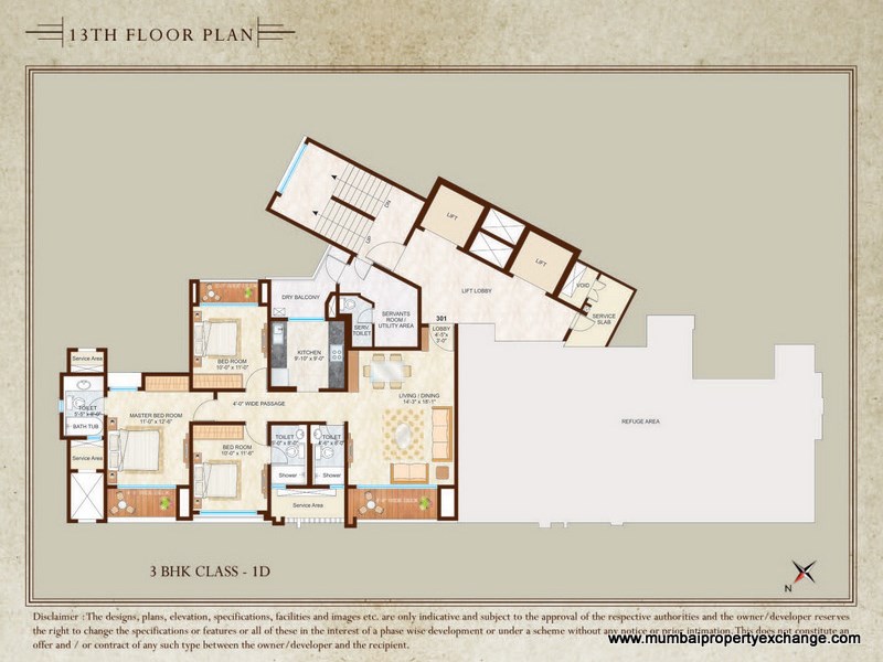 13th Floor Plan