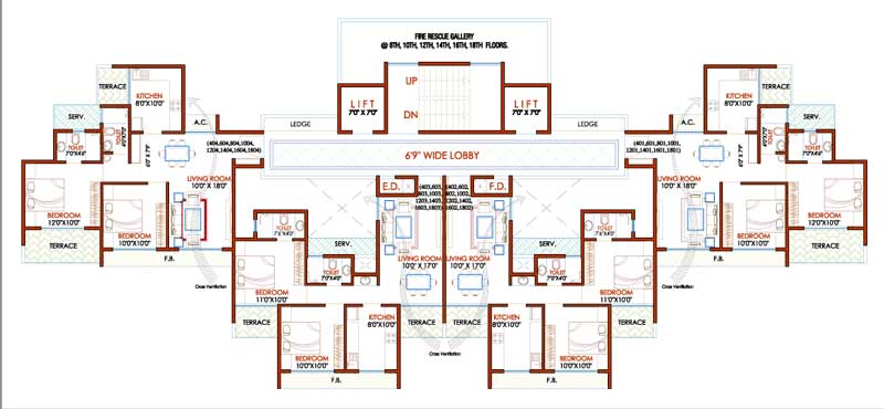 Even Floor Plan