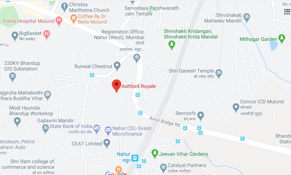 Ashford Royale Location Map