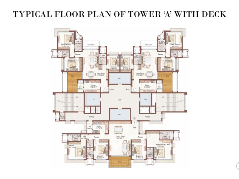 Ashford Royale Typical Floor Plan Wing A