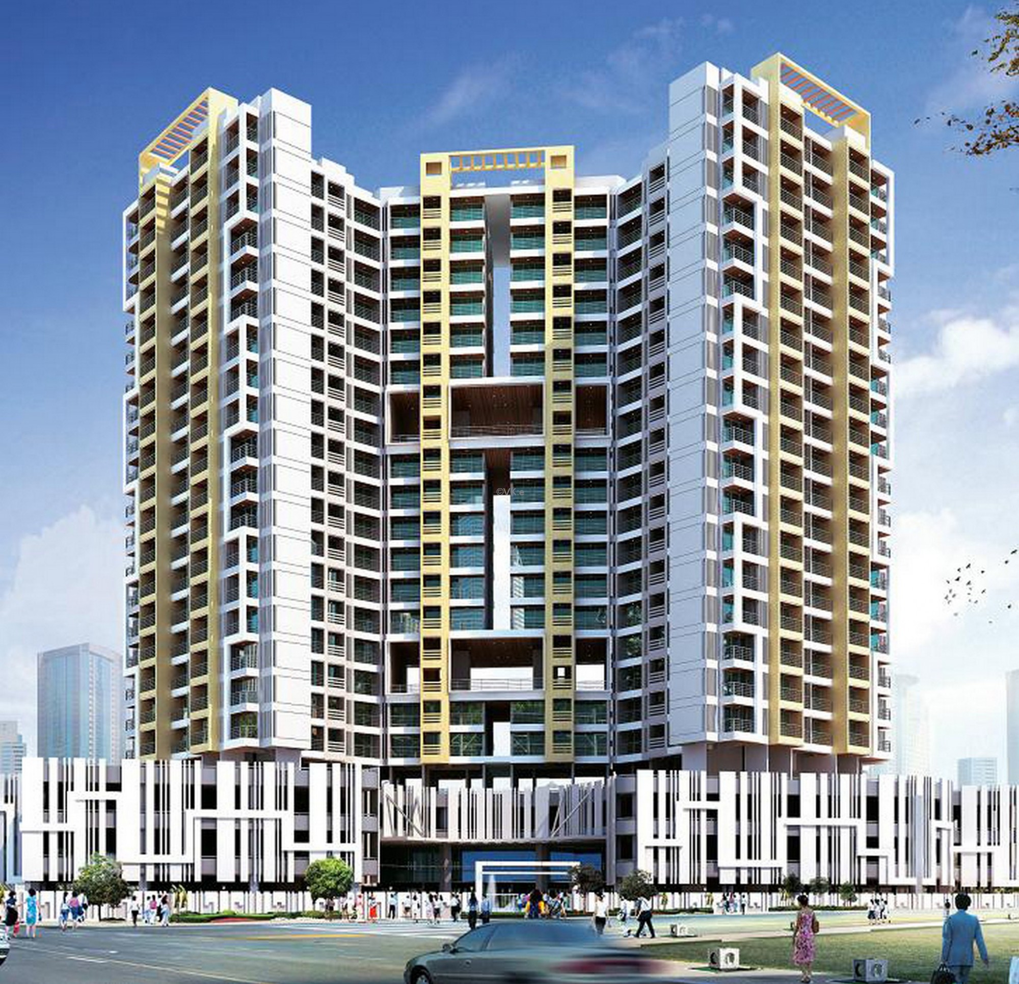 Flat on rent in Evershine Meadows, Mahim