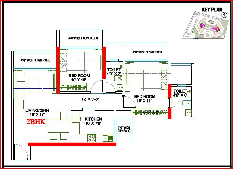 Flat on rent in Evershine Meadows, Mahim