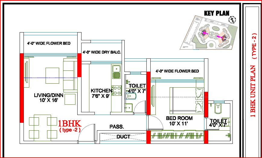 Flat on rent in Evershine Meadows, Mahim