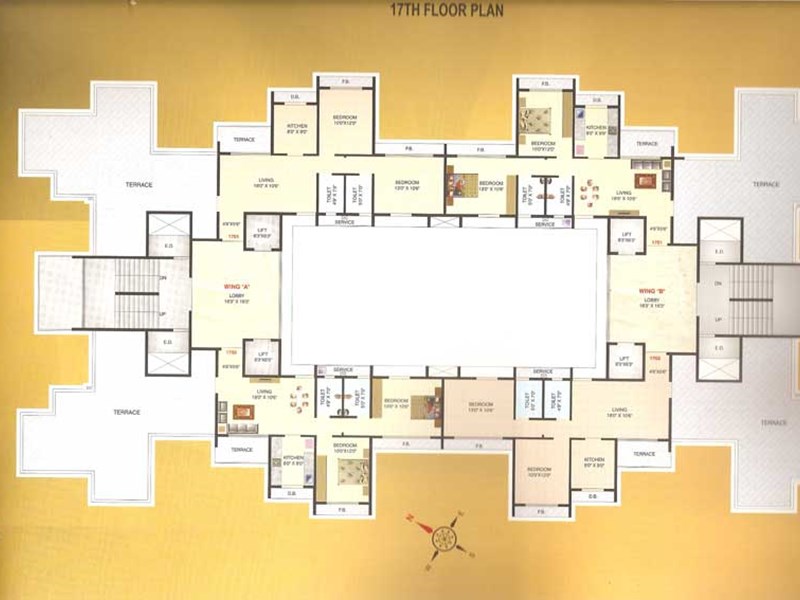 17th Floor Plan