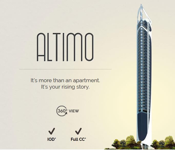 Flat on rent in Lifescapes Altimo, Altamount Road