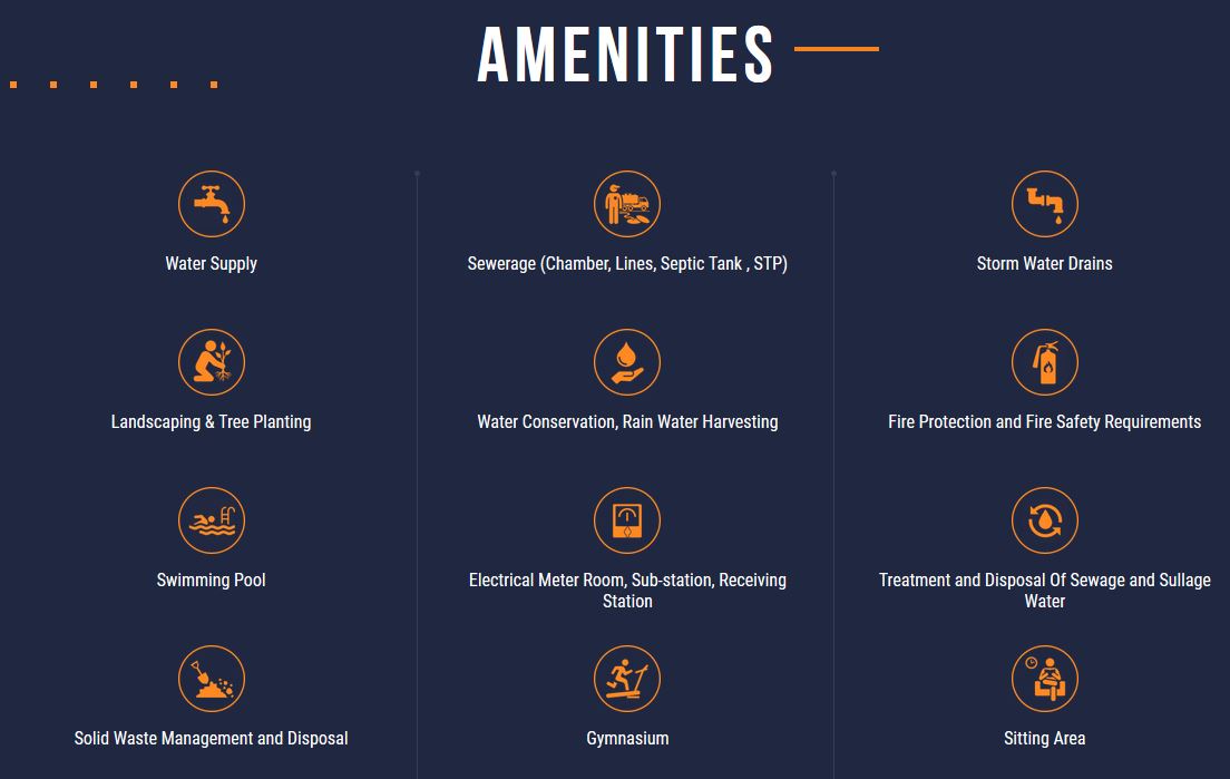 Ekta Invictus Amenities
