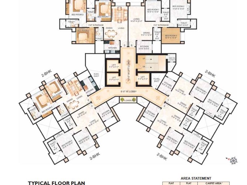 Rodas Enclave Woodpark Typical Floor Plan