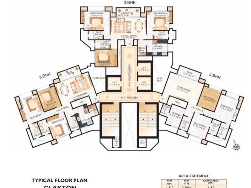 Rodas Enclave Clayton Typical Floorplan