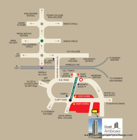 Flat on rent in Dosti Ambrosia, Wadala