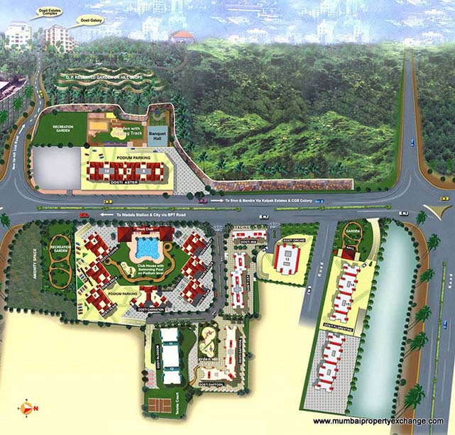 Flat on rent in Dosti Ambrosia, Wadala