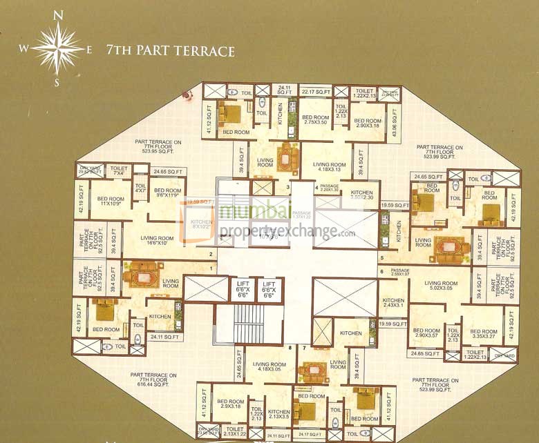 7th Floor plan