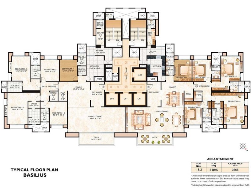 Rodas Enclave Basilius Typical Floor Plan
