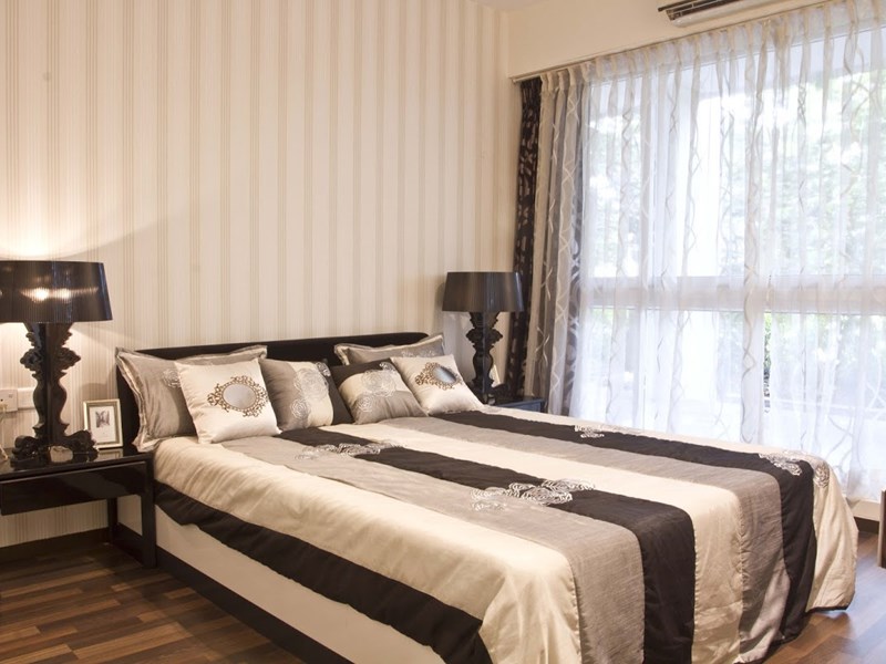Ajmera Aeon show flat master Bedroom