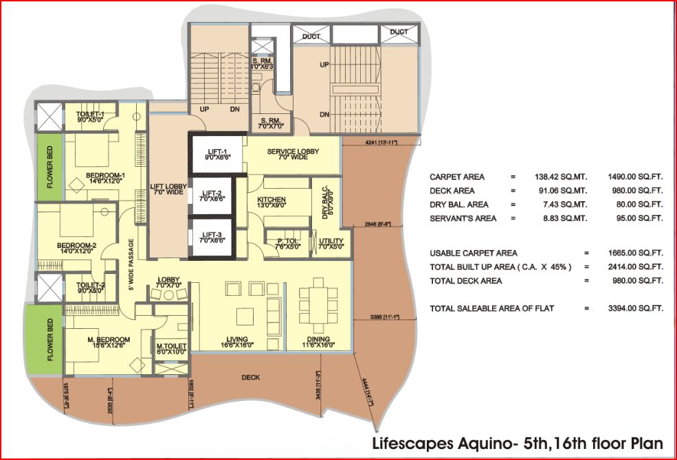 4883_oth_Lifespaces_Aquino_5th,_16th__Floor_Plan