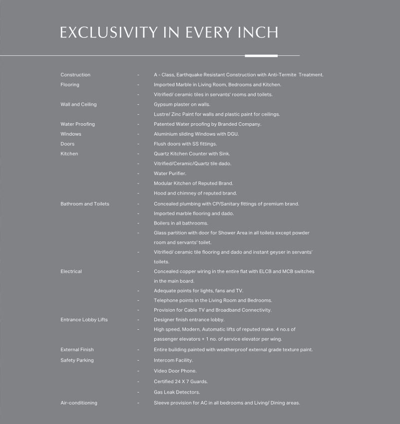 Raheja Imperia Exclusivity In Every Inch 