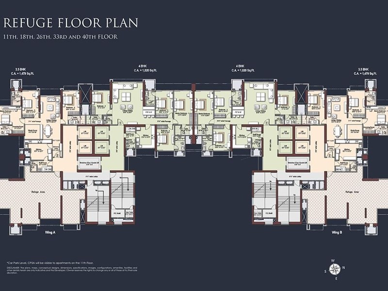 Raheja Imperia Refuge Floor Plan