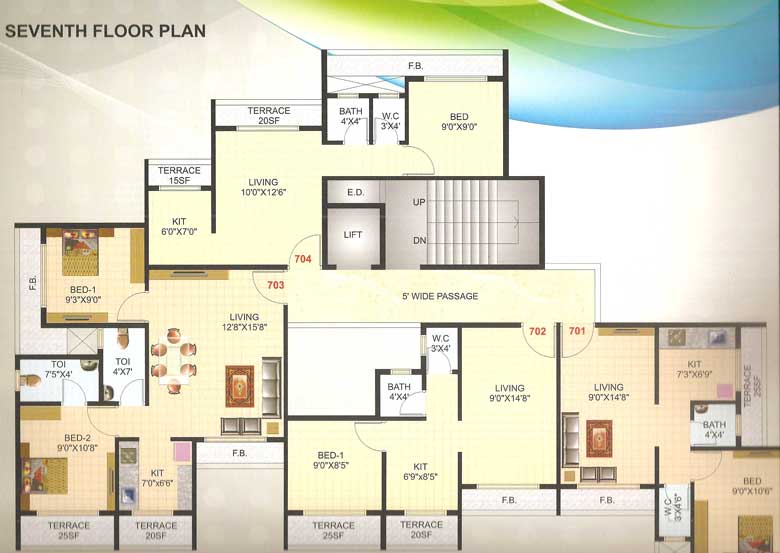7th Floor Plan